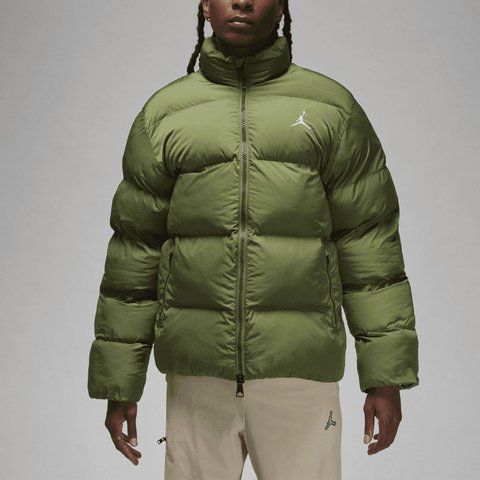 Чоловіча зимова куртка зелена AIR JORDAN ESSENTIALS GREEN FB7331-340 FB7331-340 L фото