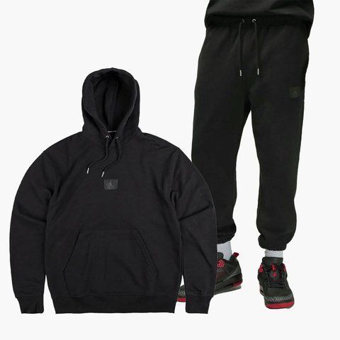 Спортивний костюм чоловічий Air Jordan M Flt Flc Po Black FV7247-010/FV7251-010 FV7247-010/FV7251-010 XS фото