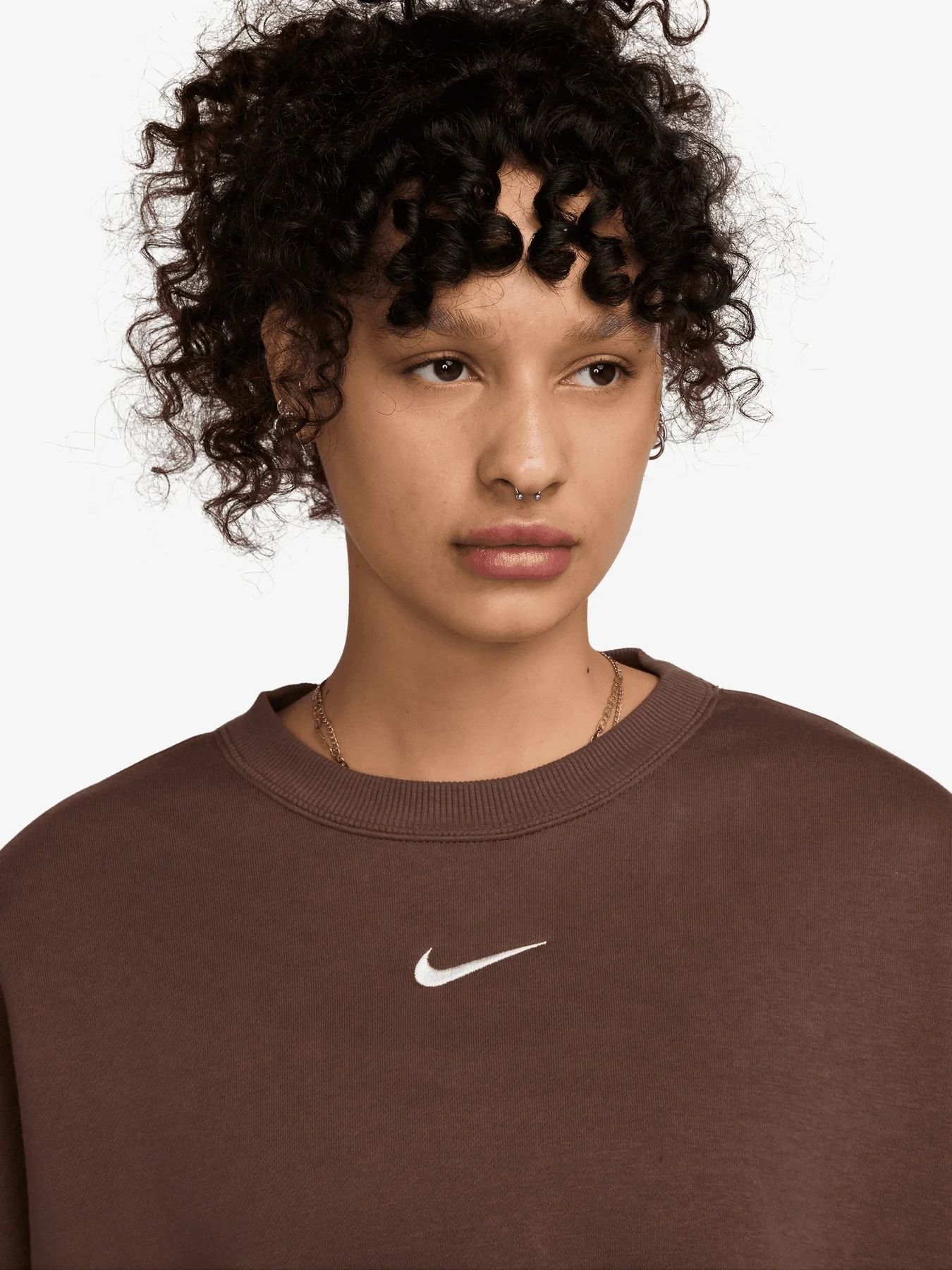 Женский спортивный костюм (шоколад) NIKE DJ7665-237/BV4089-237 DJ7665-237/BV4089-237 S фото