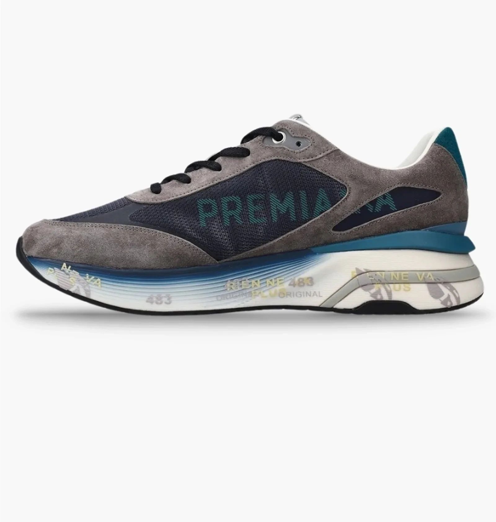 Кросівки чоловічі Premiata Moerun Grey/Blue MOERUN Var.7772 Var.7772 40 фото