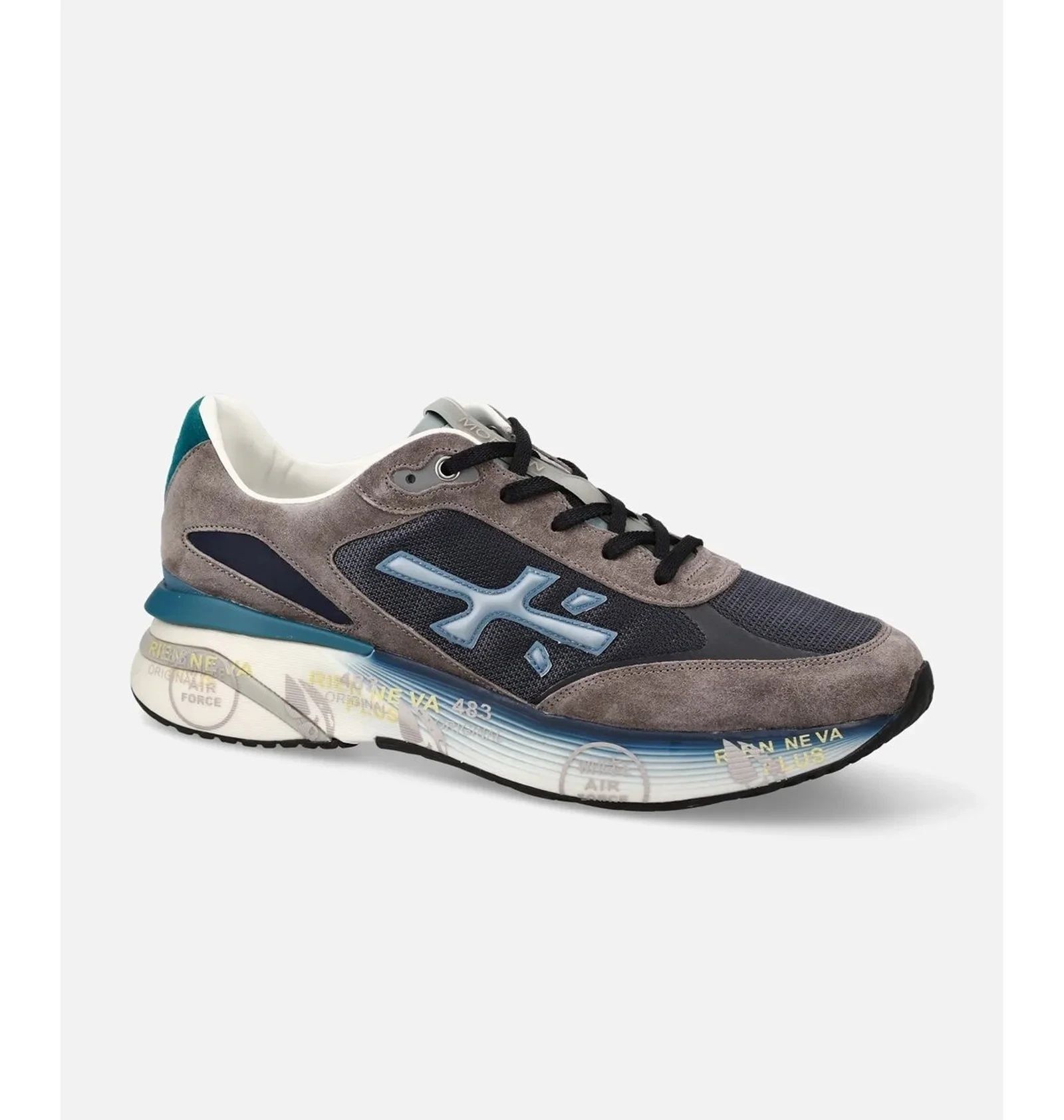 Кросівки чоловічі Premiata Moerun Grey/Blue MOERUN Var.7772 Var.7772 40 фото