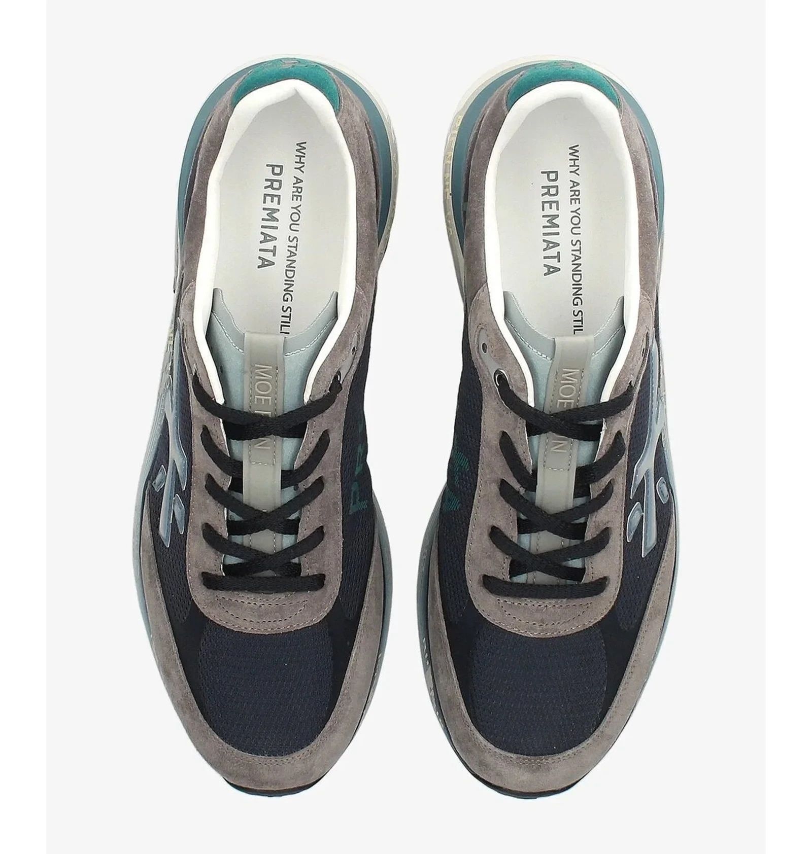 Кросівки чоловічі Premiata Moerun Grey/Blue MOERUN Var.7772 Var.7772 44 фото