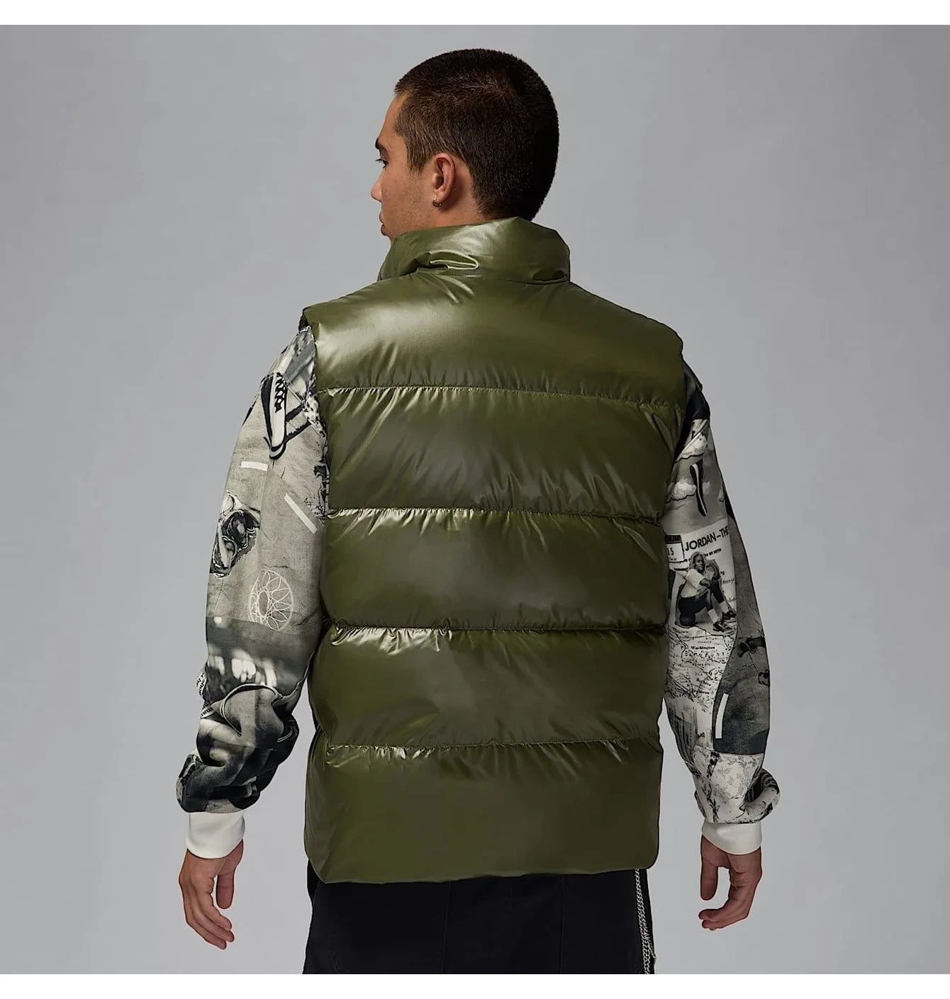 Жилетка чоловіча Air Jordan Flight Down Vest Olive FV7273-222 FV7273-222 S фото