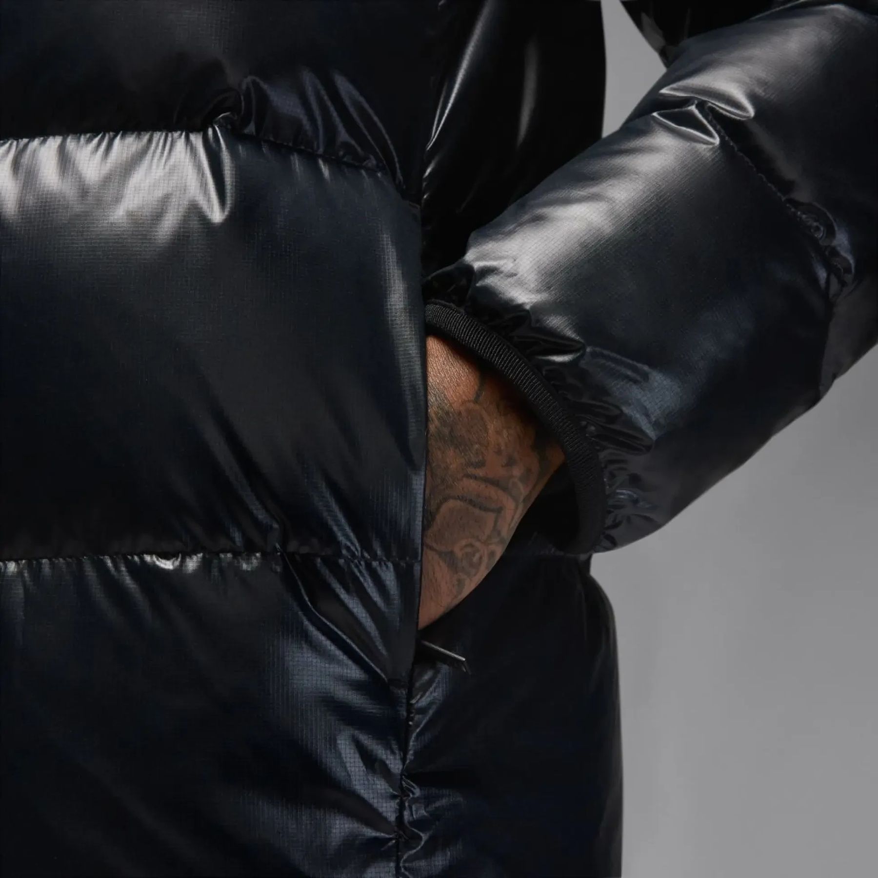 Куртка пуховик мужской черный Nike J Flight Down Puffer FV7271-010 FV7271-010 S фото